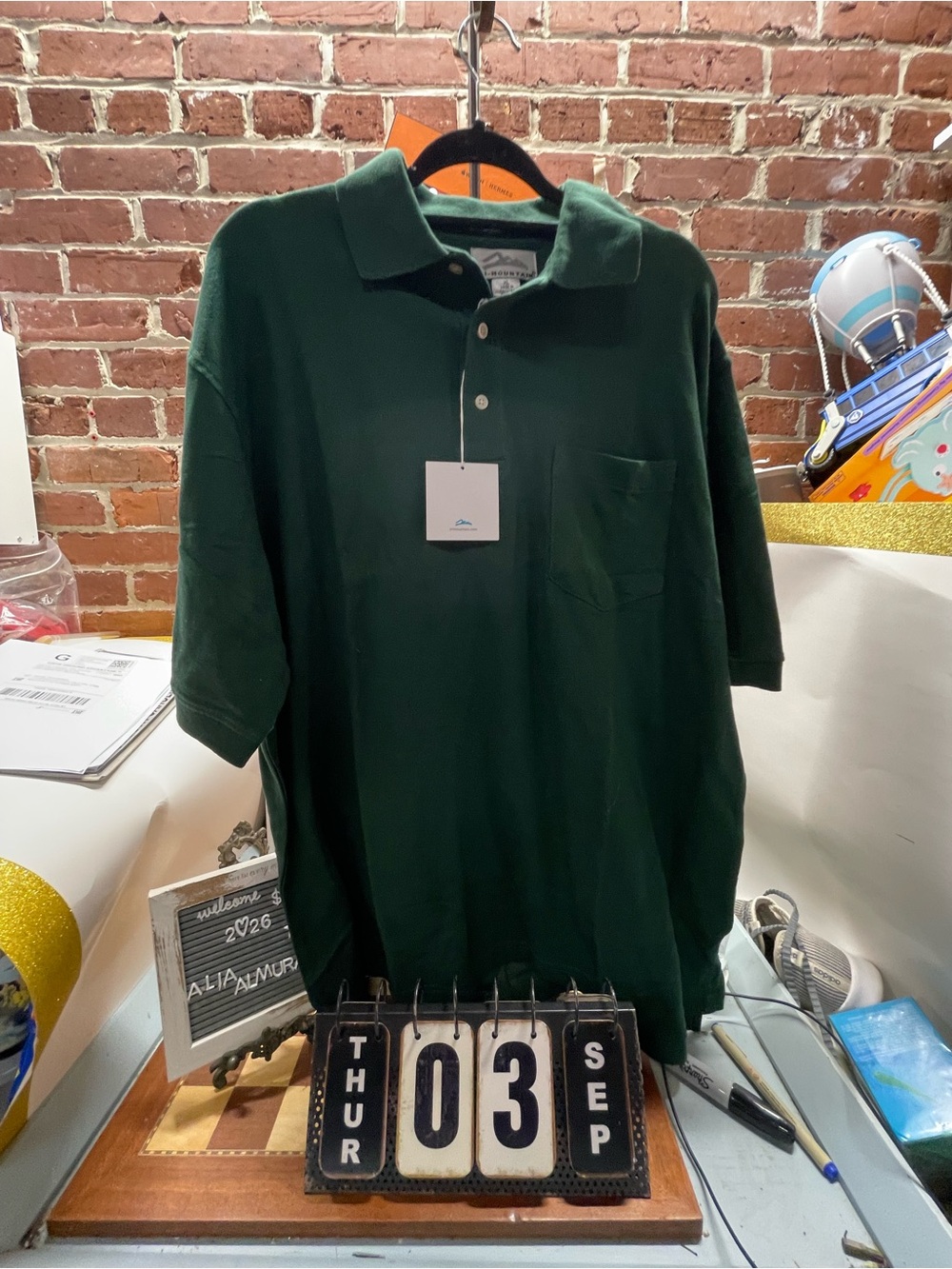 Tri-Mountain short-sleeve polo
